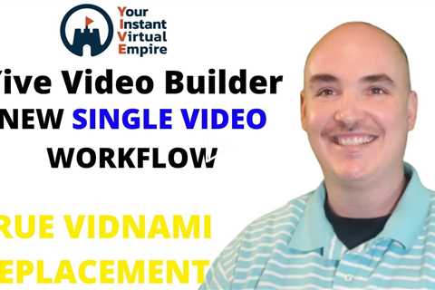 Yive Video Builder Single Video Workflow Demo Training Tutorial