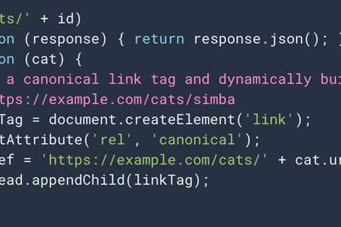 Google documents how to inject canonical tags using JavaScript