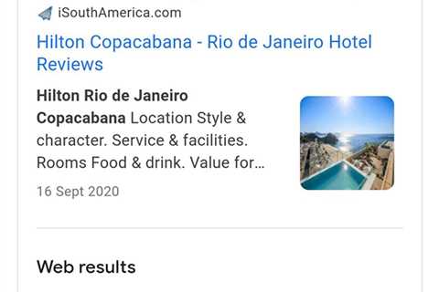 Google Hotel Listings New Featured In Section