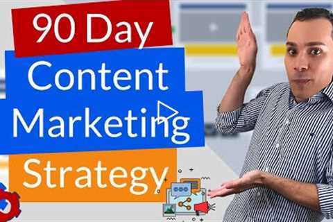 Content Marketing Strategy Guide For 2020 - 90 Day Content Calendar Template