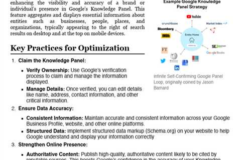 Google Knowledge Panel Optimization - WikiSauce | PDF | Search Engine Optimization | Social Media