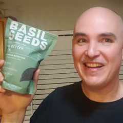 NO-FLAVOR SMOOTH-GEL? Basilia Basil Seeds Organic for Eating Review Unboxing Demo