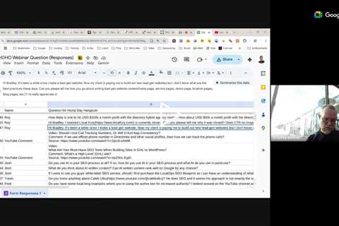 Local SEO Training Q&A - Hump Day Hangouts - Episode 580